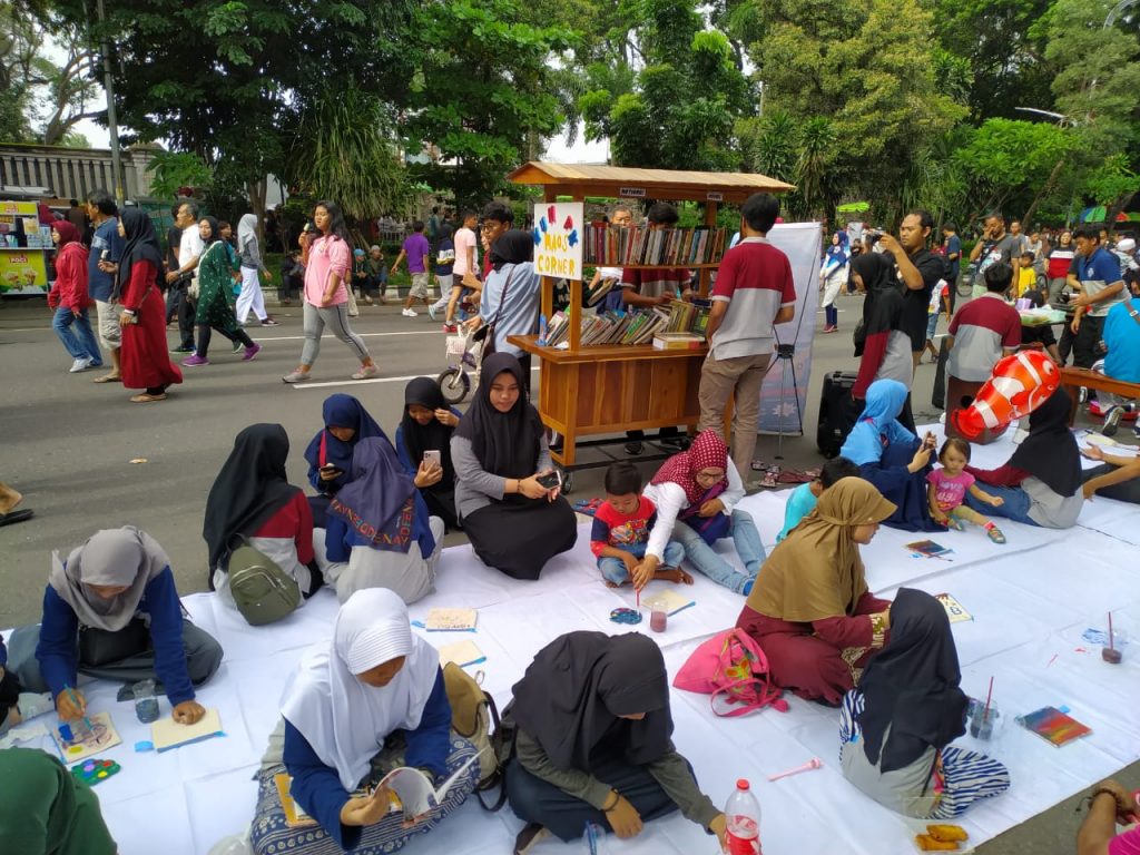 Maos Corner, Kampanye Literasi SMA Muh PK di CFD Solo