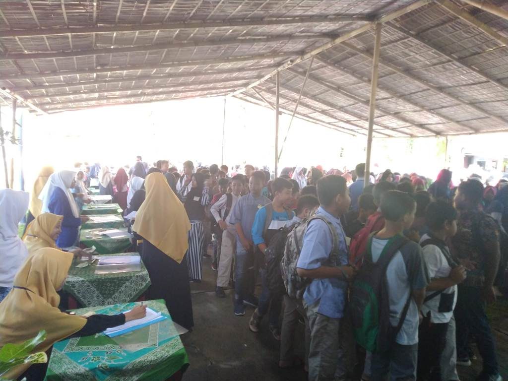 Ratusan Siswa Antusias Ikuti Try Out USBN SD/MI se-Soloraya di MTs Muhammadiyah Surakarta