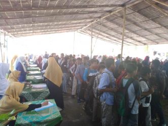 Ratusan Siswa Antusias Ikuti Try Out USBN SD/MI se-Soloraya di MTs Muhammadiyah Surakarta