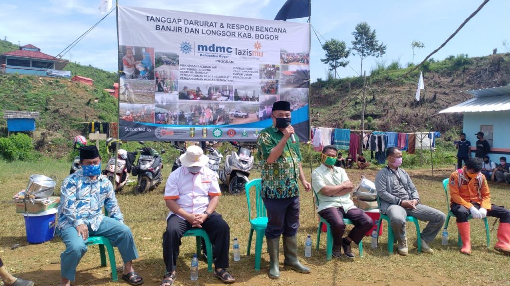 PDM  Kabupaten Bogor Resmikan Huntara Untuk Penyintas Longsor di Desa Cisarua