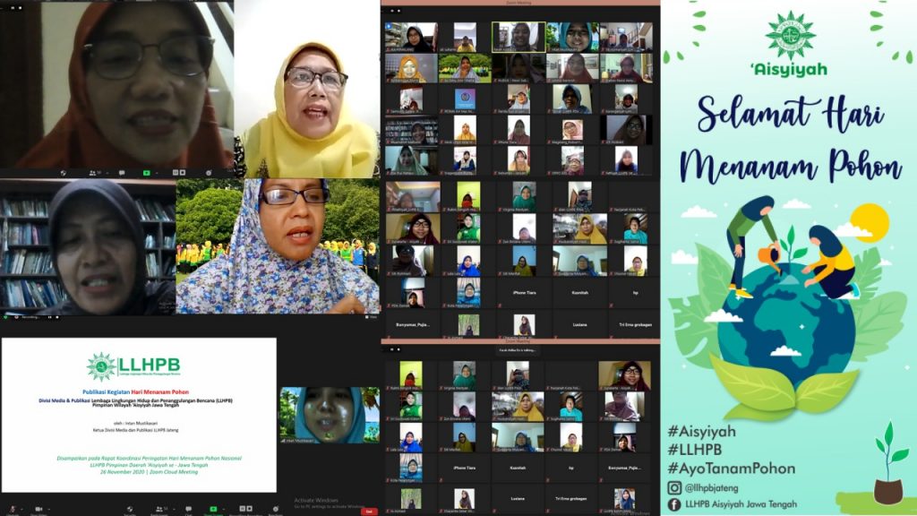 LLHPB  Aisyiyah se Jawa Tengah Siapkan Aksi Menanam Pohon pada Peringatan Hari Menanam Pohon Indonesia