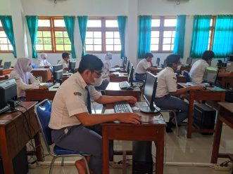Meski Pandemi Belum Reda, ANBK di SMA Muhammadiyah PK Kottabarat Tetap Jalan