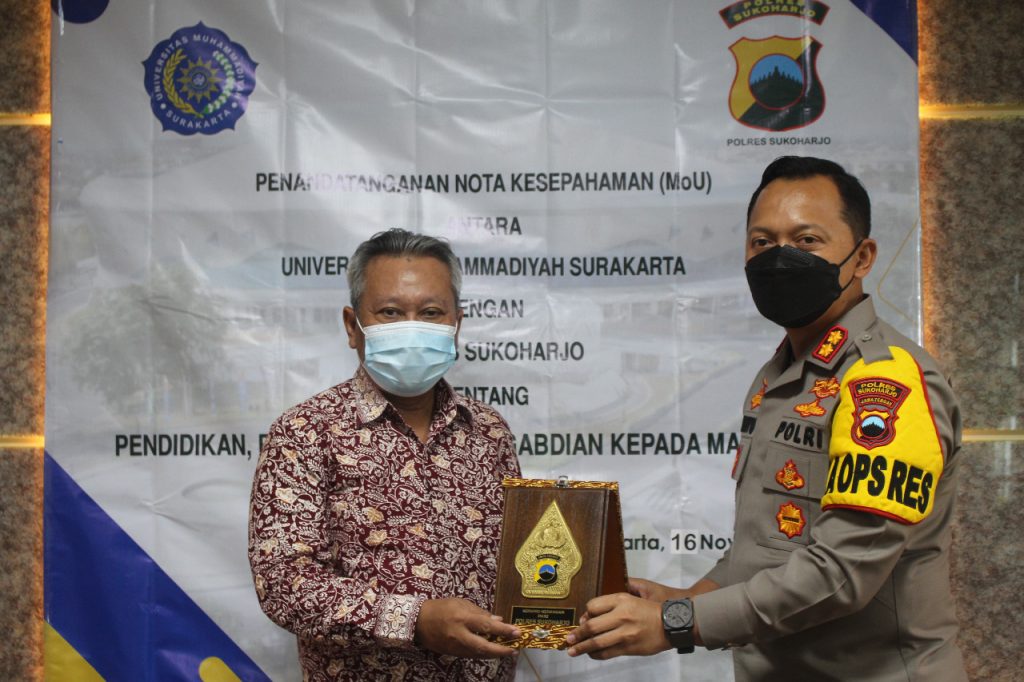 UMS Lakukan MoU dengan POLRES Sukoharjo