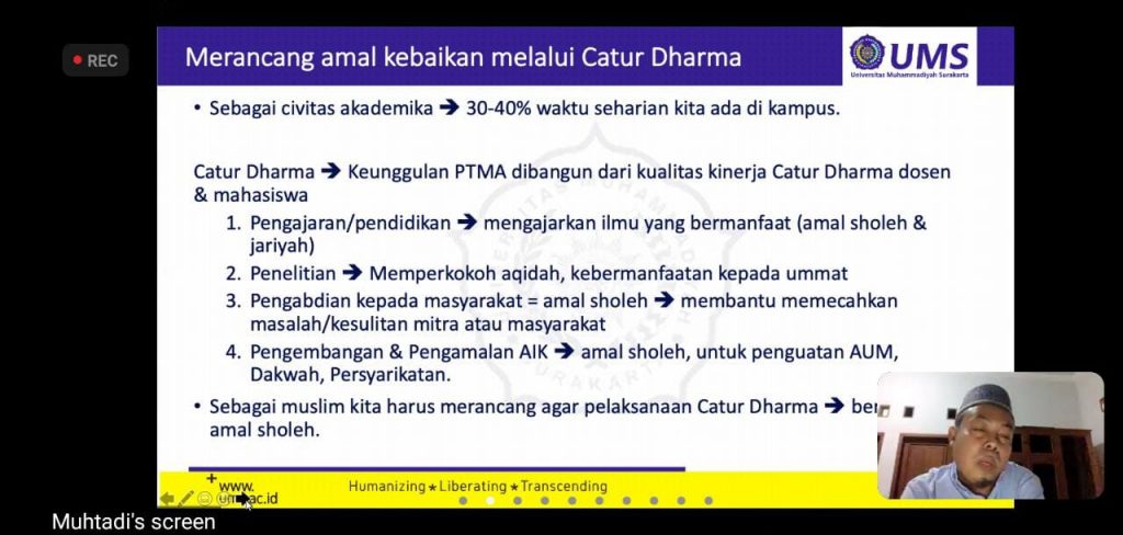 UMS  Implementasikan Catur Dharma Perguruan Tinggi Lewat Qiyamul Lail