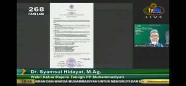 Kajian Tarjih Online UMS dengan tema Awal Ramadan, Idul Fitri dan Idul Adha