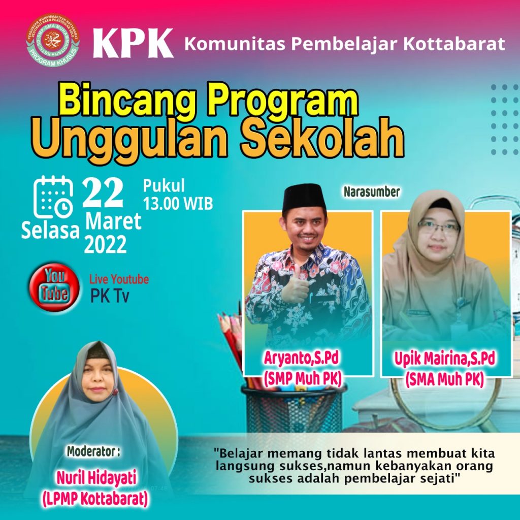 Catatan Diskusi Pendidikan  “Bincang Program Unggulan Sekolah”