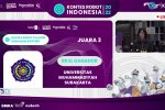 Alhamdulillah, UMS Juara 3 dalam Kontes Robot Indonesia Wilayah 2