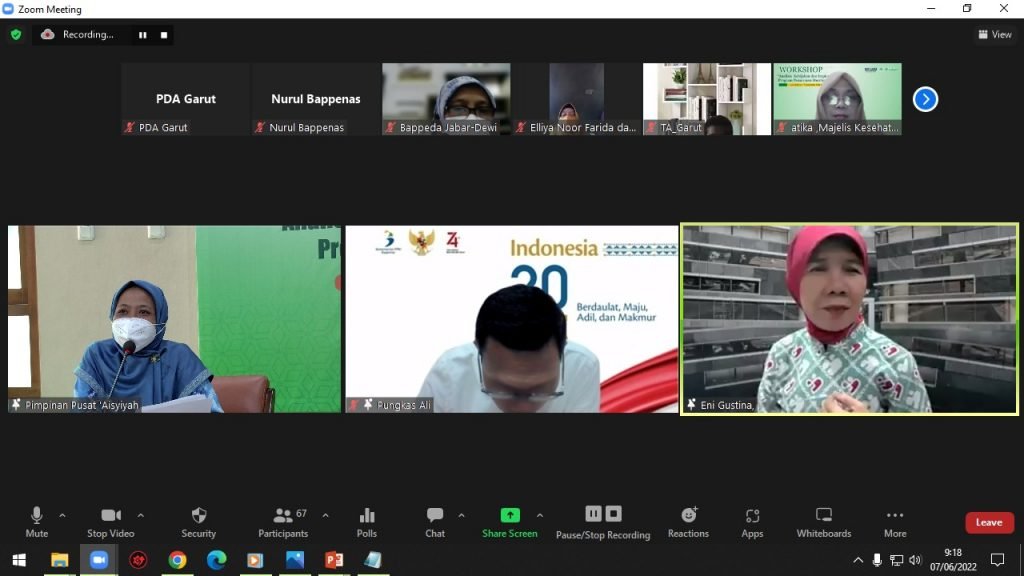 Workshop Analisis Kebijakan dan Implementasi Program Penurunan Stunting