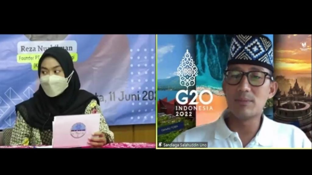 Di Seminar Nasional KMTK, Sandiaga Uno: Kami Memiliki Beberapa Program Mudah-Mudahan UMS Bisa Bekerjasama