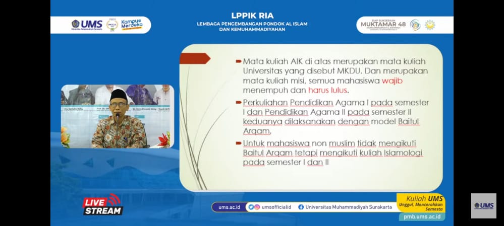 LPPIK UMS Kenalkan LPPIKRIA pada Maba