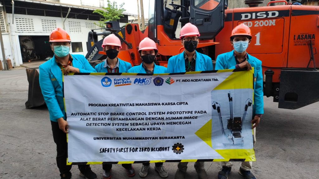 Melalui PKM, Mahasiswa UMS Kembangkan Rem Otomatis pada Alat Berat Pertambangan Guna Mencegah Kecelakaan Kerja