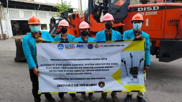 Melalui PKM, Mahasiswa UMS Kembangkan Rem Otomatis pada Alat Berat Pertambangan Guna Mencegah Kecelakaan Kerja