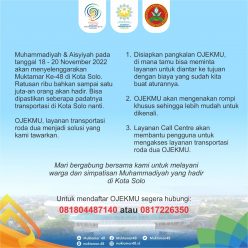 Panitia Muktamar Buka Layanan Ojekmu.48, Bukan Muhrim Tak Boleh Boncengan