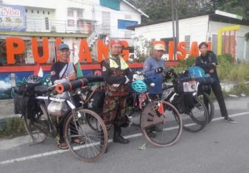 Penggembira Muktamar Gowes dari Kalimantan Tengah Menuju Solo