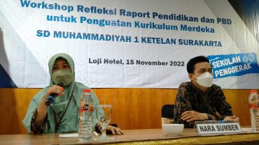 SD Muhammadiyah 1 Solo Gelar Workshop Refleksi Raport Berbasis Data