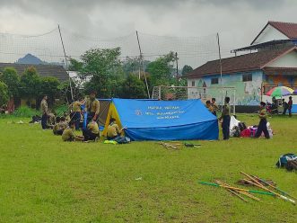 Siswa MTs Muhammadiyah Surakarta Ikuti Kemah Bakti Hizbul Wathan