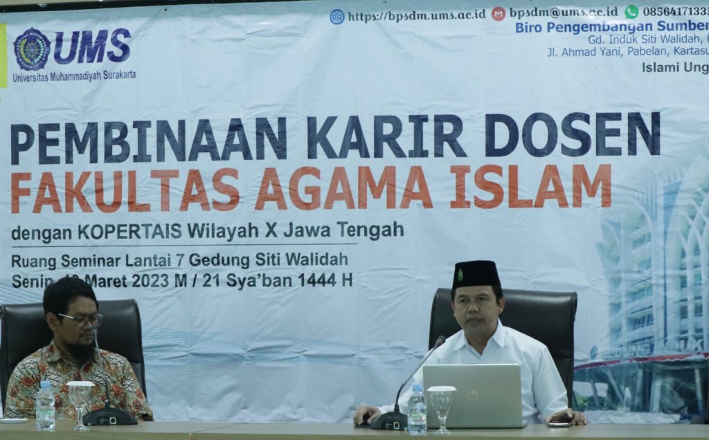 Tingkatkan Kapasitas Profesionalisme, FAI UMS Bina Karir Dosen