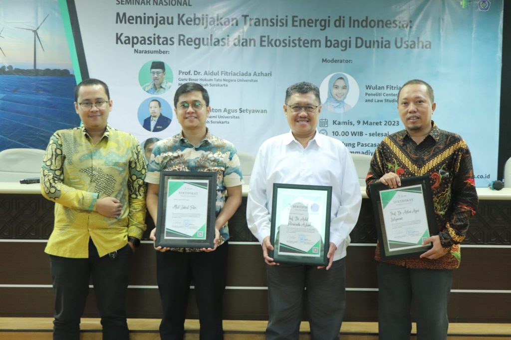 Hadapi Keterbatasan Energi, MIH UMS Bersama CELIOS Bahas Kebijakan Transisi Energi di Indonesia