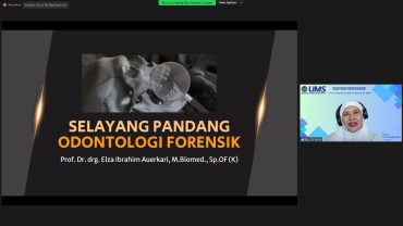 FKG UMS Gelar Visiting Professor Odontologi Forensik