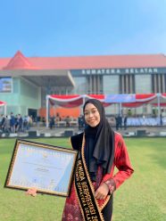 Intan Eriyantini, Alumni Pendidikan Bahasa Inggris UMS Raih Penghargaan Pemuda Berprestasi 2023 Sumatera Selatan