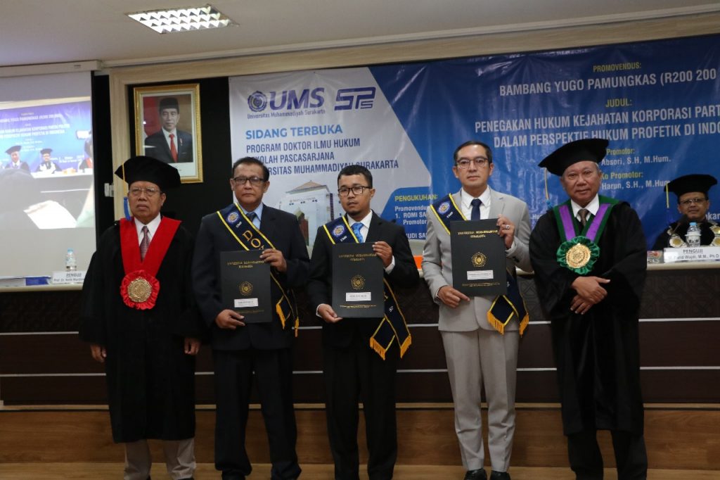 Cumlaude, Bambang Yugo Pamungkas, Kapolresta Denpasar, Jadi Doktor ke-72 Ilmu Hukum UMS