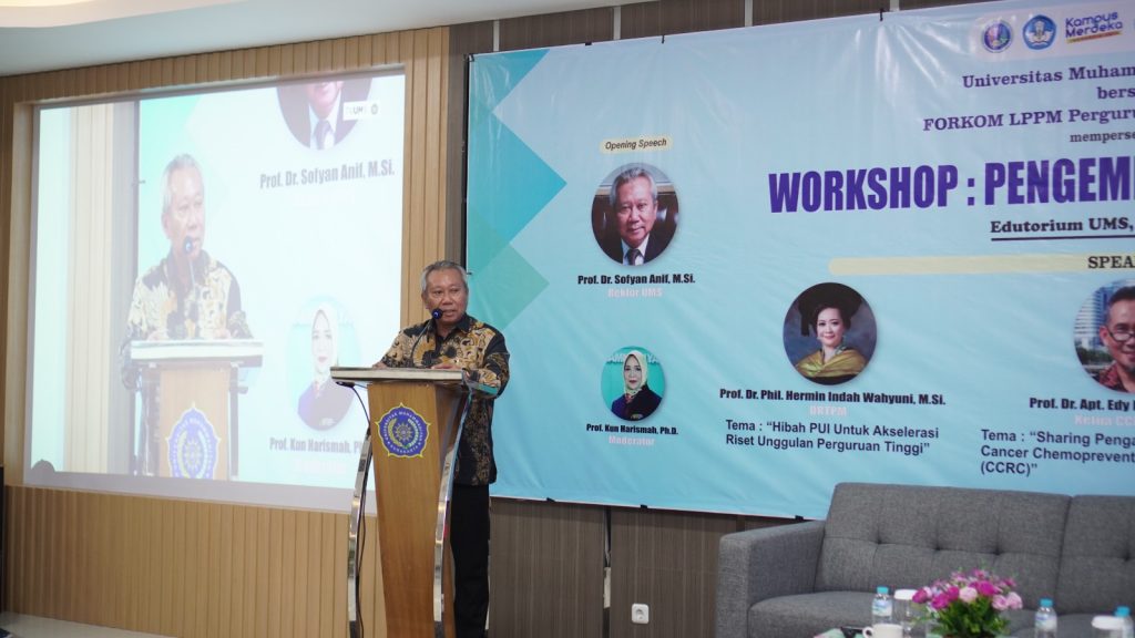 UMS bersama FORKOM LPPM Jawa Tengah Gelar Workshop : Pengembangan Pusat Studi