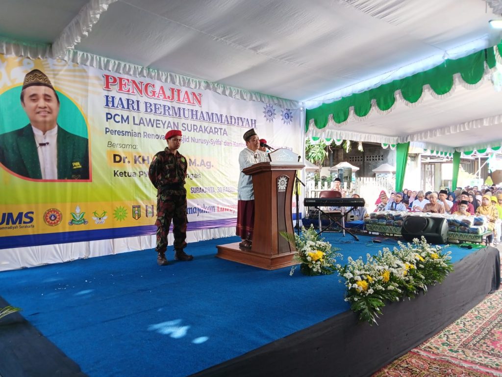 Ribuan Jamaah Padati Pengajian Hari Bermuhammadiyah PCM Laweyan di Masjid Nurusy-Syifa