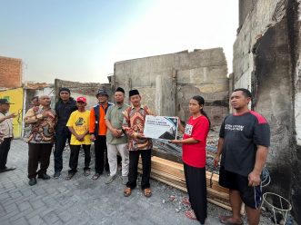PDM Surakarta Akan Bangun 4 Hunian Sementara Bagi Korban Kebakaran Pasar Kliwon