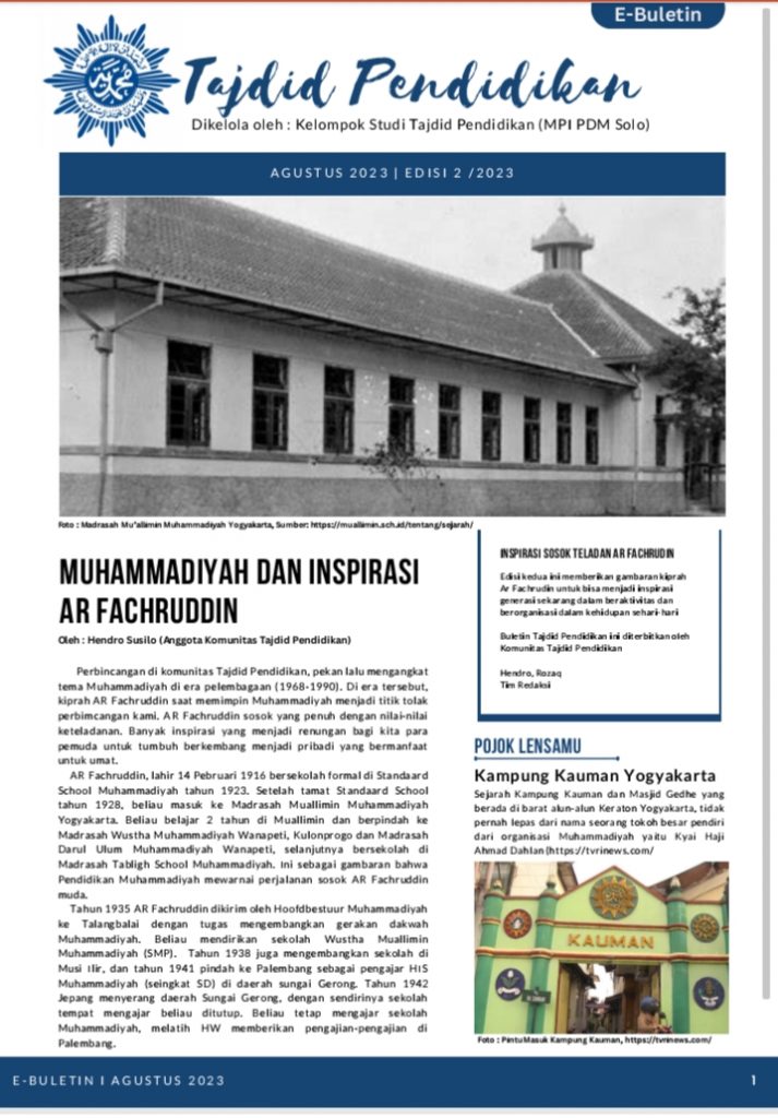 Muhammadiyah dan Inspirasi Pak AR…