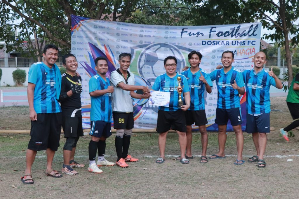 Ajang Silaturahmi antar Dosen dan Karyawan, Doskar FC UMS Gelar Mini Turnamen Sepak Bola