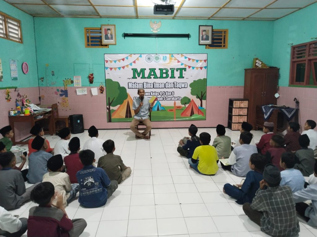 Sebanyak 115 Siswa SD Muhammadiyah 5 Solo ikuti Mabit dengan Bermalam di Sekolah
