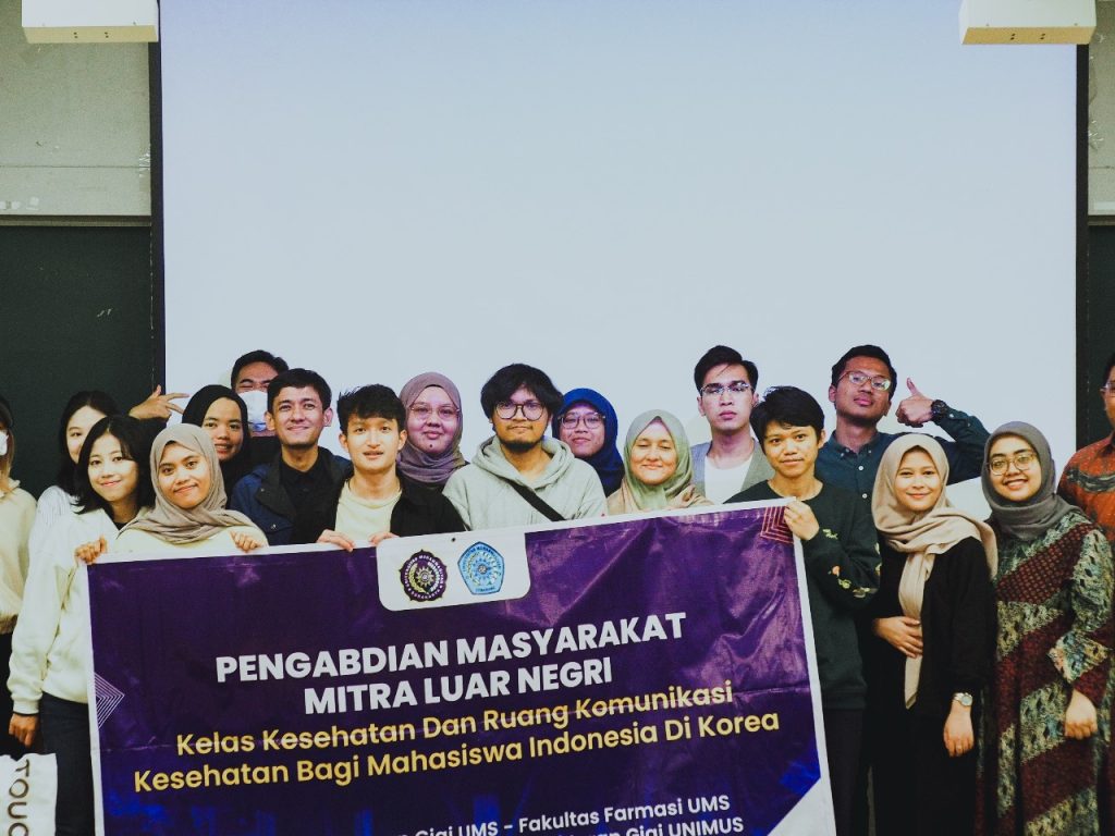 Berikan Edukasi Kesehatan Gigi, Tim UMS Lakukan Pengabdian Luar Negeri di Korea Selatan