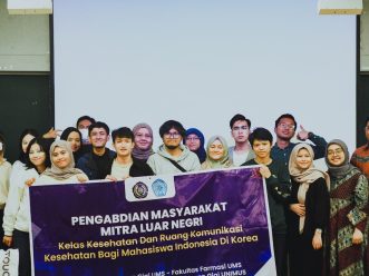 Berikan Edukasi Kesehatan Gigi, Tim UMS Lakukan Pengabdian Luar Negeri di Korea Selatan