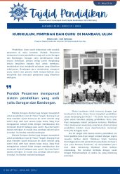 Mengulik Kurikulum di Madrasah Mambaul Ulum