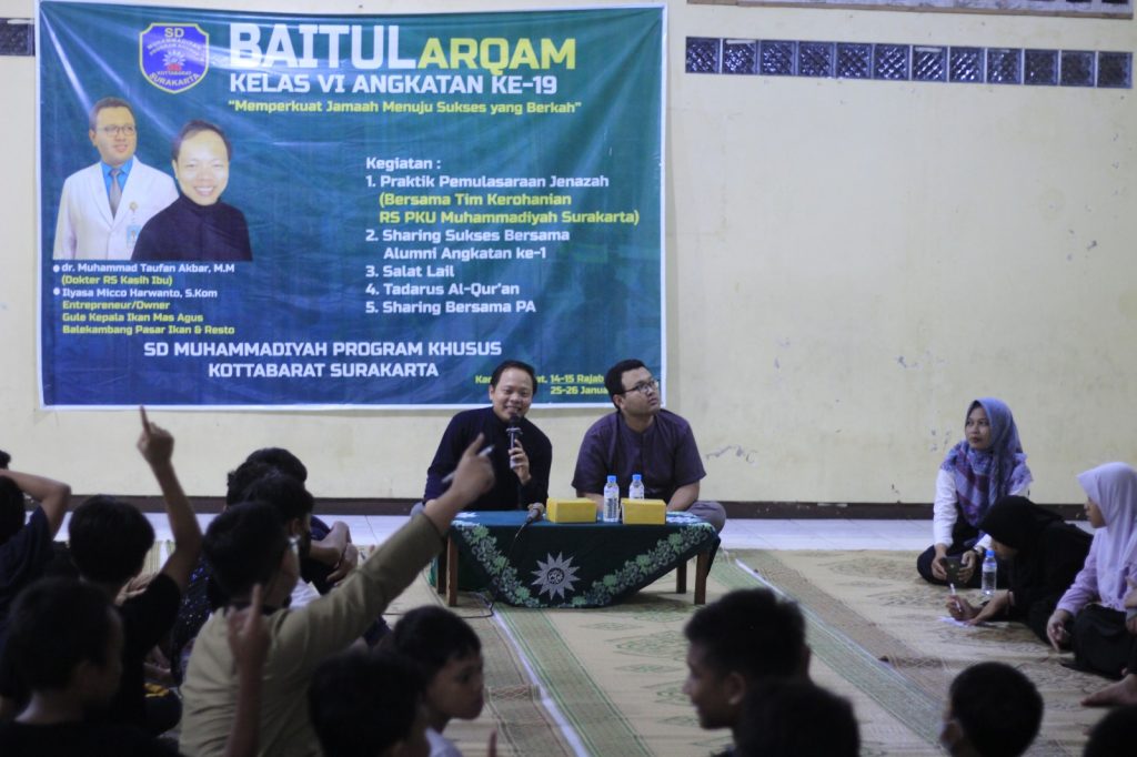 SD Muhammadiyah PK Solo Perkuat Profil Lulusan Melalui Baitul Arqam