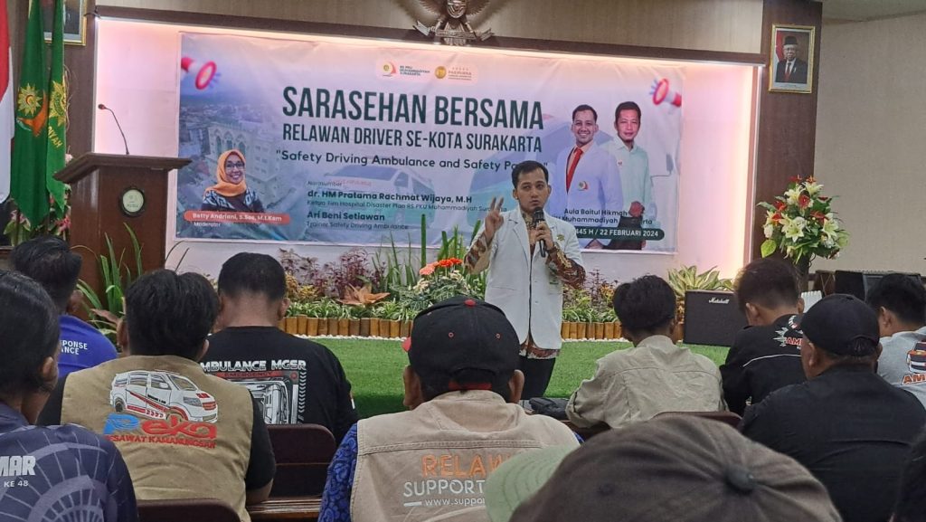 RS PKU Muhammadiyah Solo Sarasehan Bersama Relawan Driver Ambulance