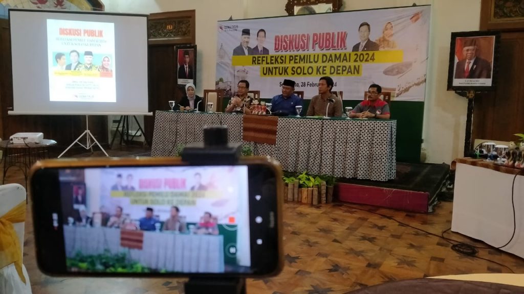 Elemen Masyarakat Kota Solo Tasyakuran Pemilu Damai