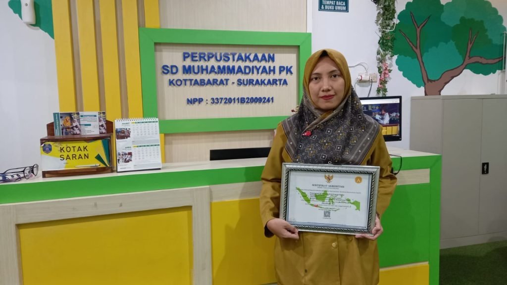 Membanggakan! Perpustakaan SD Muhammadiyah PK Solo Raih Akreditasi A