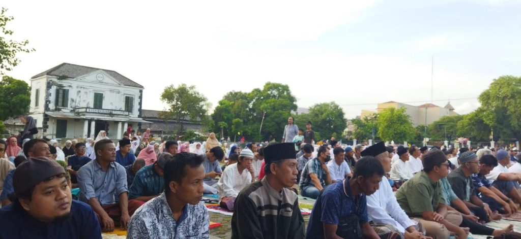 Muhammadiyah Keprabon Gelar Salat Idul Fitri di Kompleks Mangkunegaran