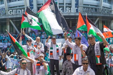 Ribuan Sivitas Akademika UMS Serukan Kemerdekaan Palestina, Kutuk Israel!