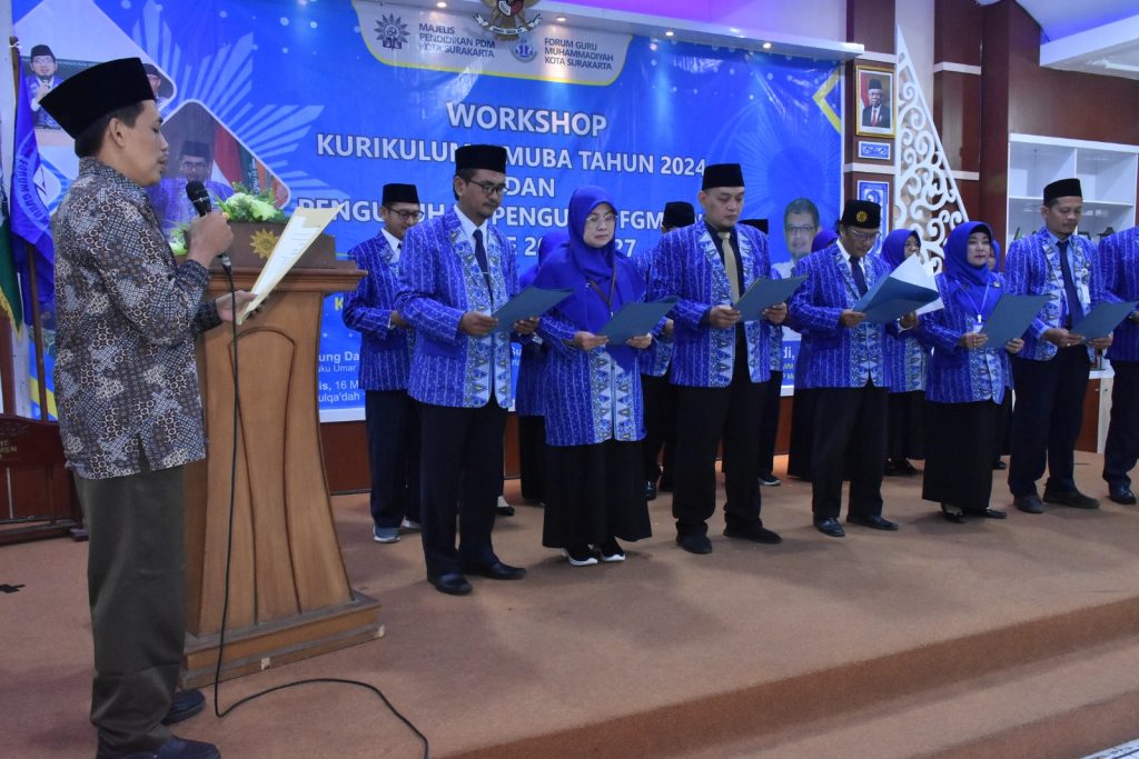 Forum Guru Muhammadiyah Solo Dikukuhkan, Siap Tingkatkan Profesionalitas dan Kesejahteraan Guru