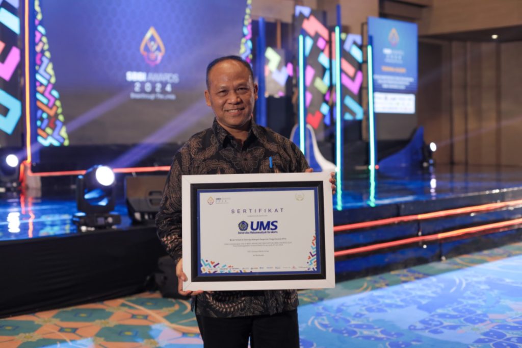UMS Kembali Raih Penghargaan SBBI Awards 2024, Jadi PTS Terbaik Se-Soloraya