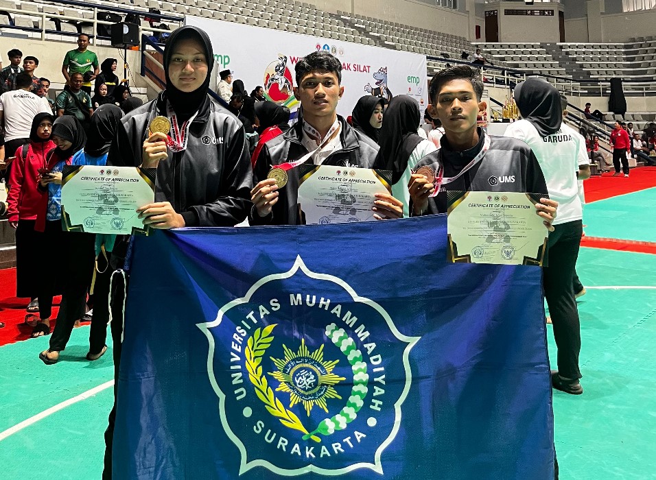 Maba UMS Boyong 2 Emas dan 1 Perunggu pada Ajang 2nd International Indonesian Pencak Silat Open Championship 2024