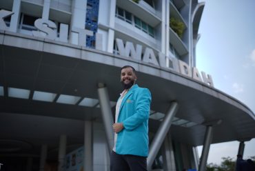 Mahasiswa Universitas Muhammadiyah Surakarta (UMS) asal Palestina, Mahmoud Amjad Mohammad Bolad.