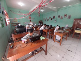 Selangkah Lebih Maju, SD Muh 6 Solo Adakan Simulasi Mandiri  ANBK