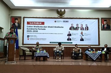 Ikuti Uji Publik di UMS, Paslon Teguh-Bambang Janji Bangun Kemandirian Kota Solo