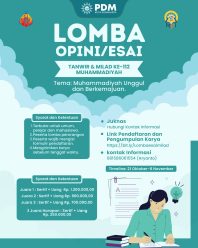 Sambut Milad ke-112, Muhammadiyah Solo Gelar Lomba Esai