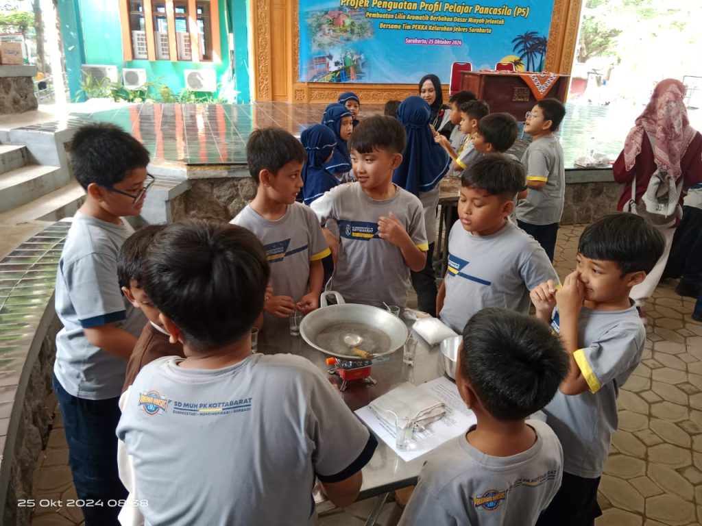 Sebanyak 84 murid kelas IV SD Muhammadiyah Program Khusus (PK) Kottabarat Solo mengikuti kegiatan outing class di Taman Cerdas Soekarno-Hatta, Kec. Jebres, Solo, Jumat (25/10/2024).