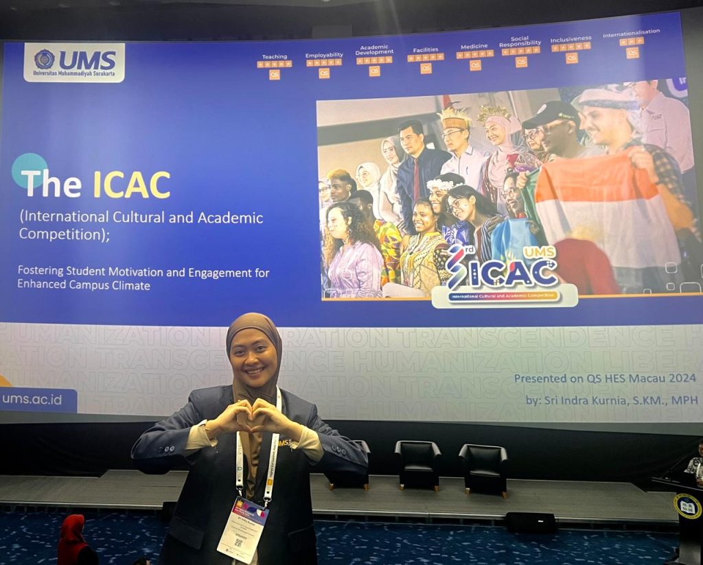 QS Higher Education Summit Macau, Paparkan Benefit ICAC UMS Dalam Rawat Motivasi Mahasiswa