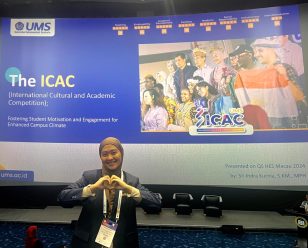 QS Higher Education Summit Macau, Paparkan Benefit ICAC UMS Dalam Rawat Motivasi Mahasiswa